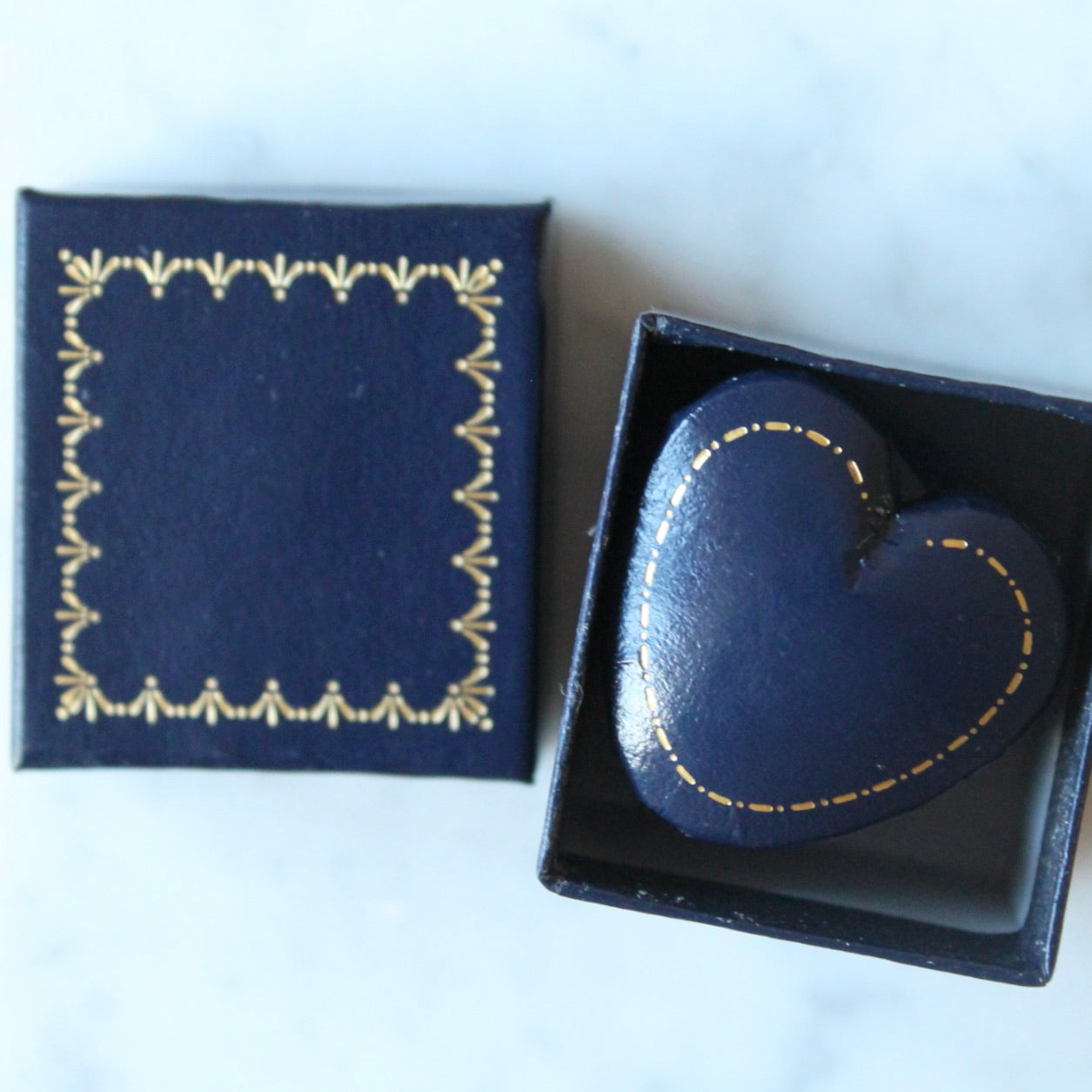 Velvet Heart Ring Box