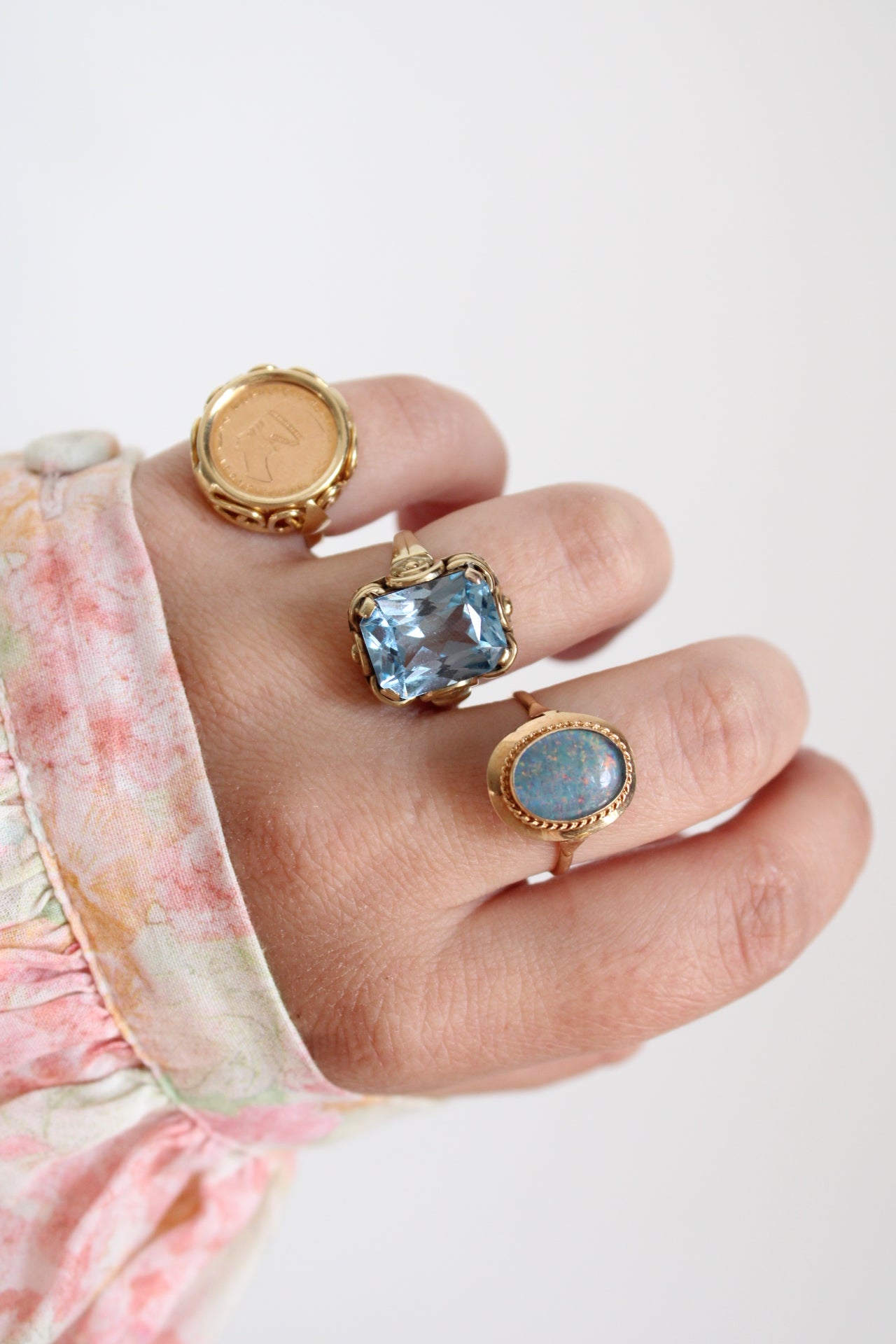 Bold Blue Topaz Ring