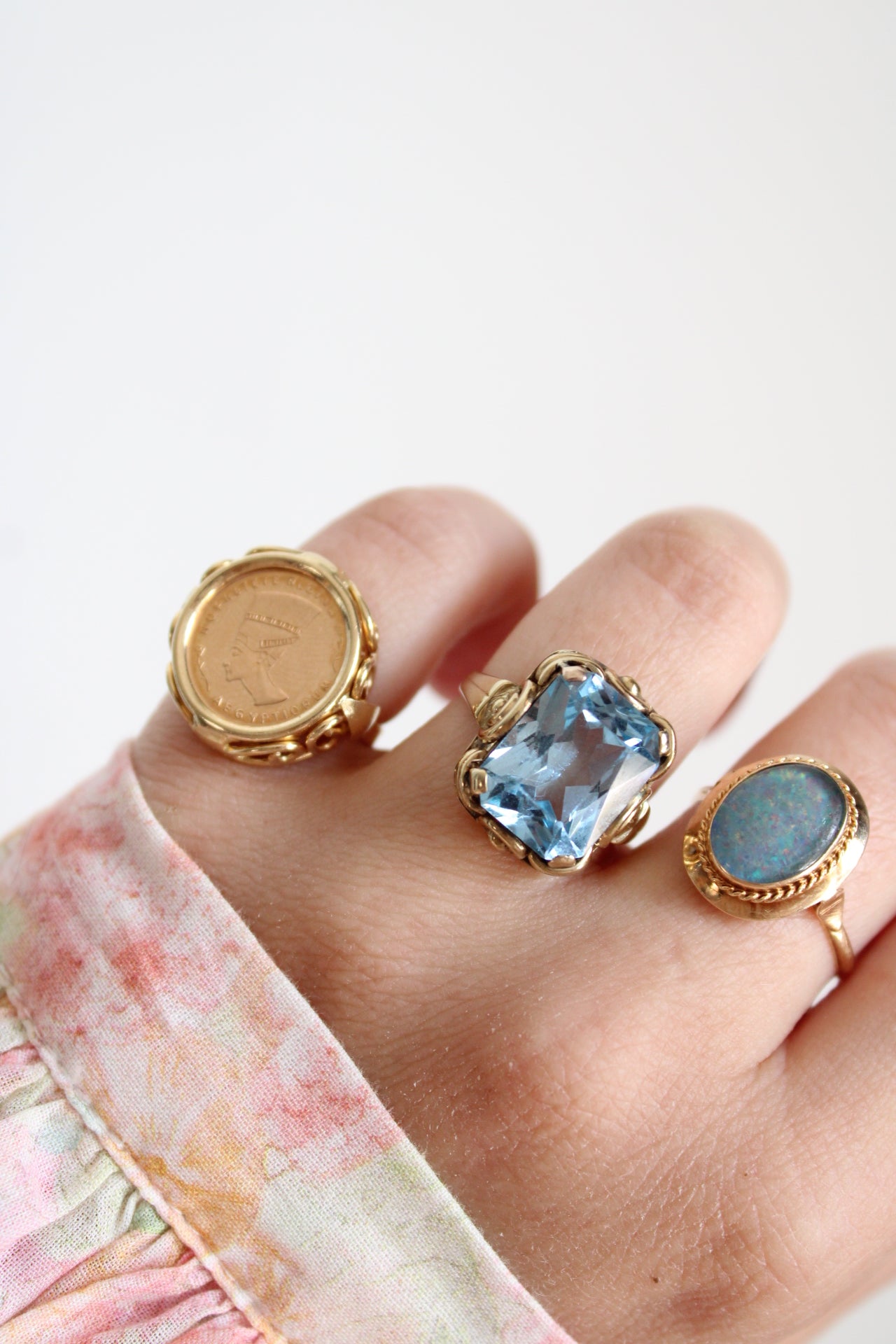 Bold Blue Topaz Ring