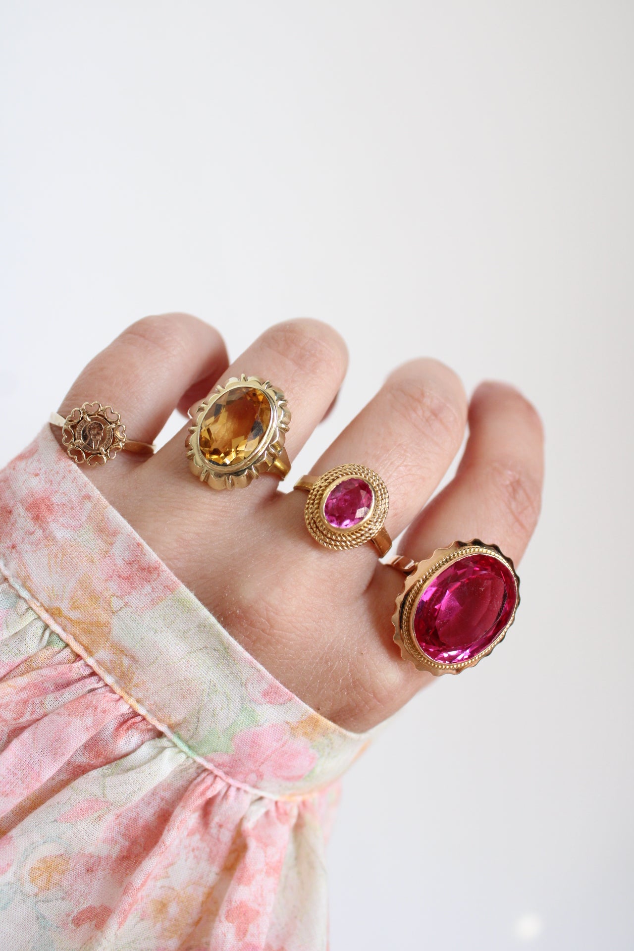 Peso Coin Heart Ring
