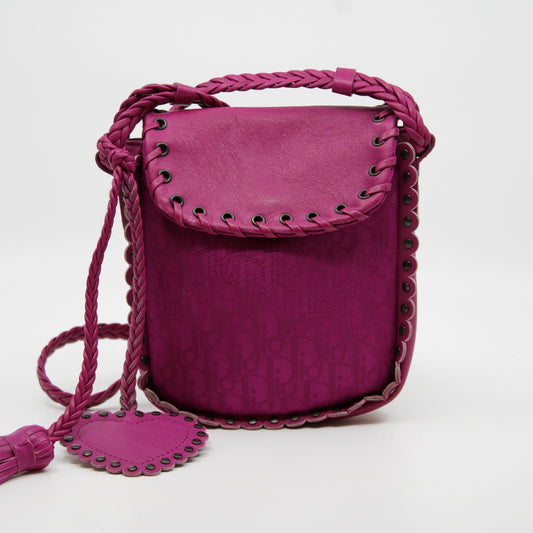 Christian Dior Trotter Canvas Shoulder Bag