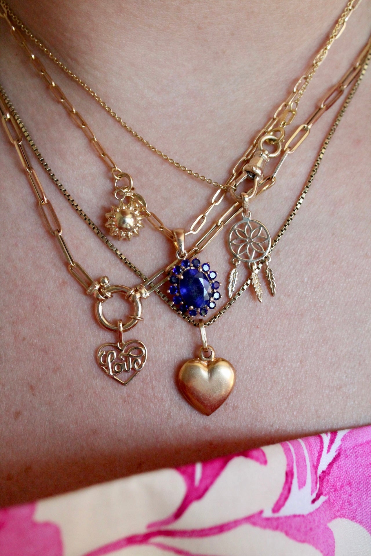 Closed-Forever Paperclip Necklace