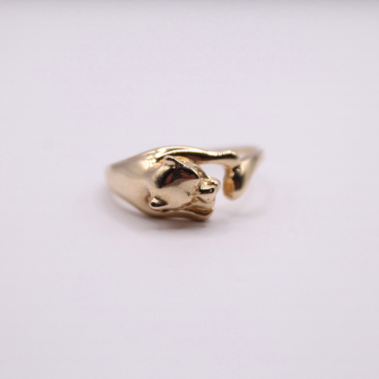 Plain Panther Wrap Ring