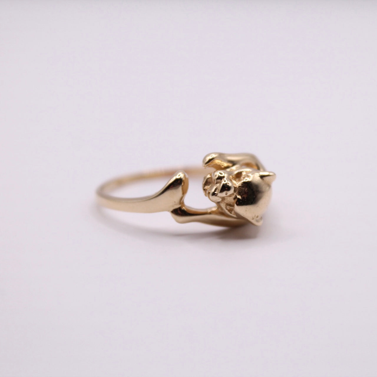 Plain Panther Wrap Ring