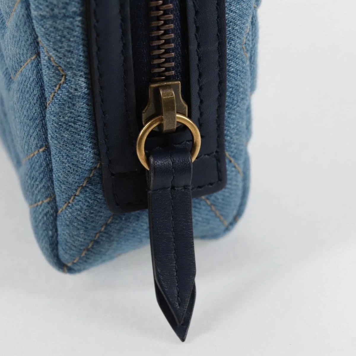 Gucci GG Marmont Denim Pouch