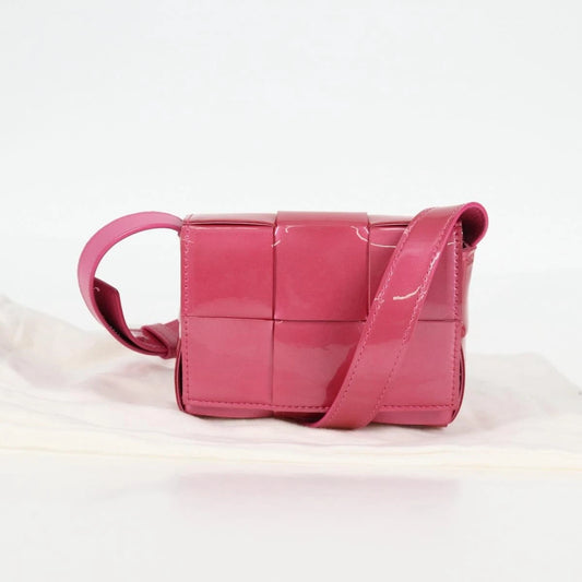 Bottega Veneta Intrecciato Enamel Shoulder Bag