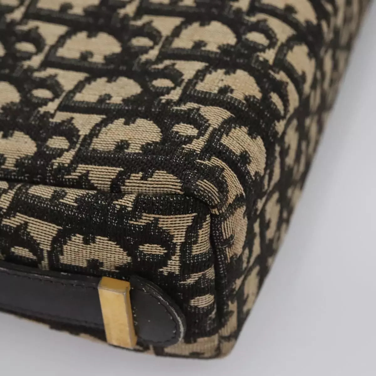 Christian Dior Trotter Canvas Shoulder Bag