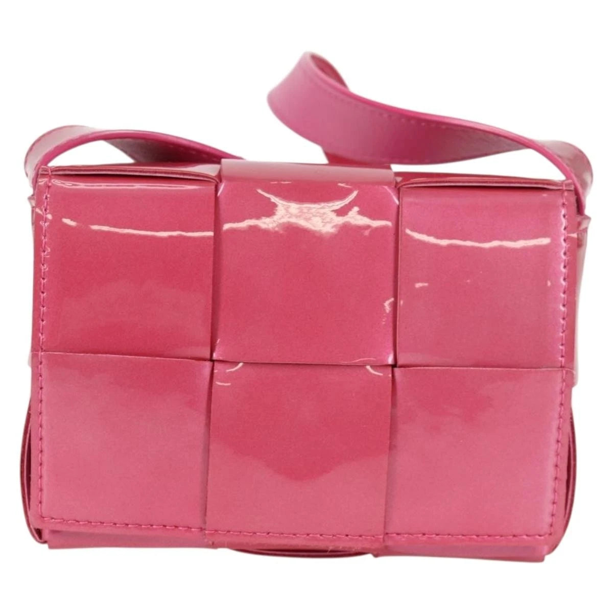Bottega Veneta Intrecciato Enamel Shoulder Bag