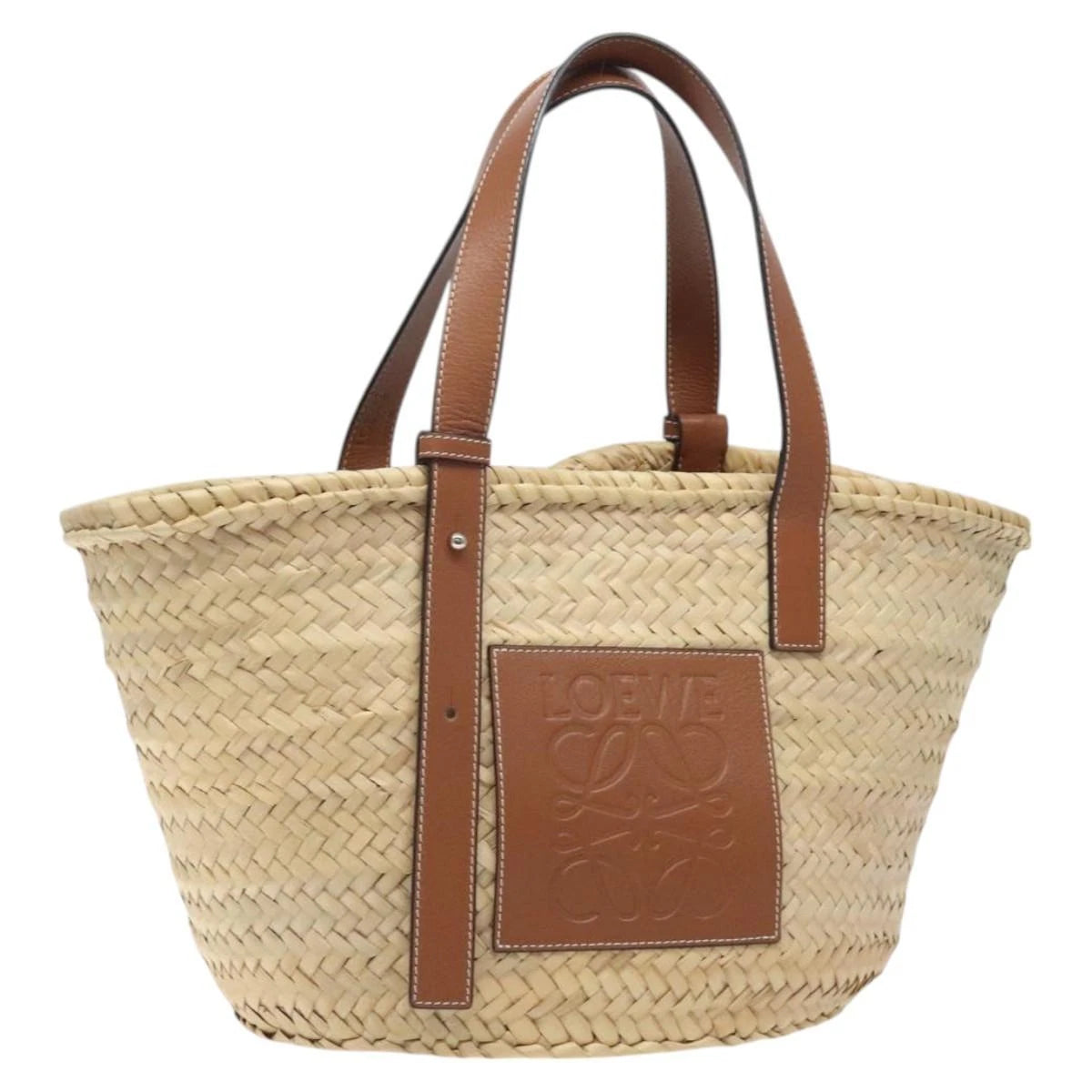 Loewe Medium Anagram Raffia Tote Bag