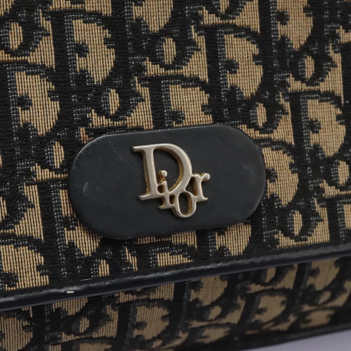 Christian Dior Trotter Canvas Shoulder Bag