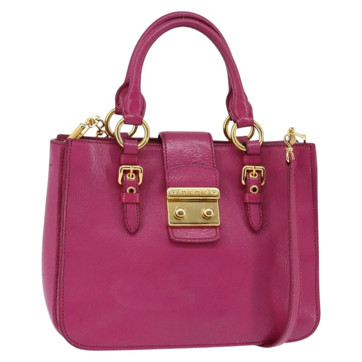 Miu Miu 2way Leather Hand Bag