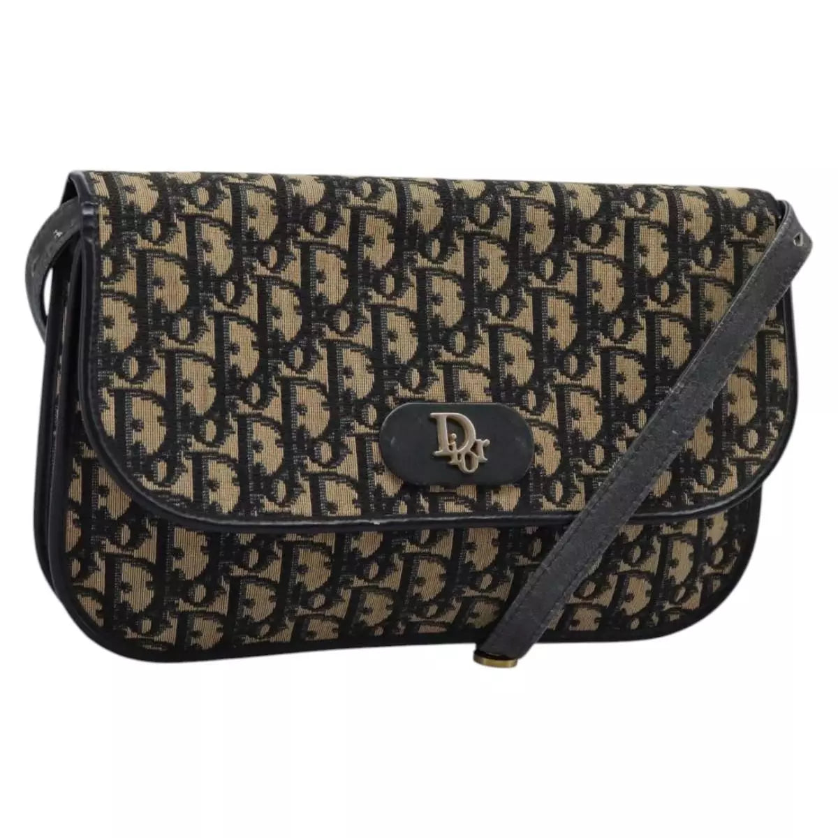 Christian Dior Trotter Canvas Shoulder Bag