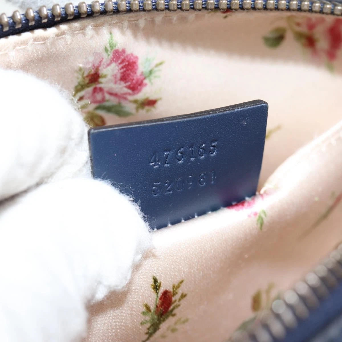 Gucci GG Marmont Denim Pouch