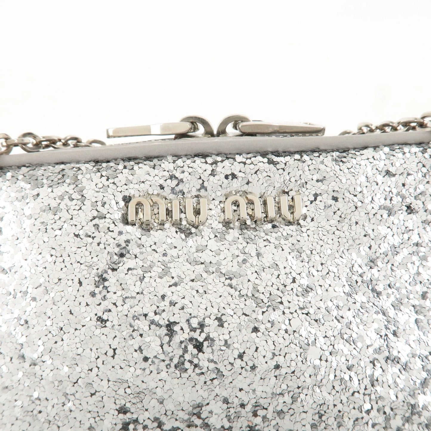 Miu Miu Glitter Pouch/Shoulder Bag