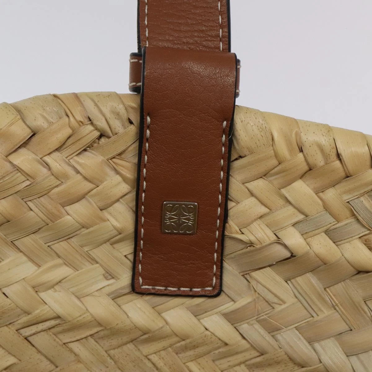 Loewe Medium Anagram Raffia Tote Bag
