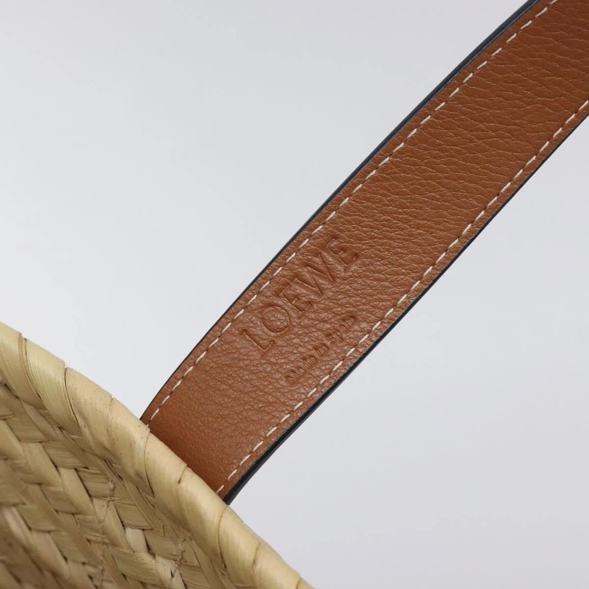 Loewe Medium Anagram Raffia Tote Bag