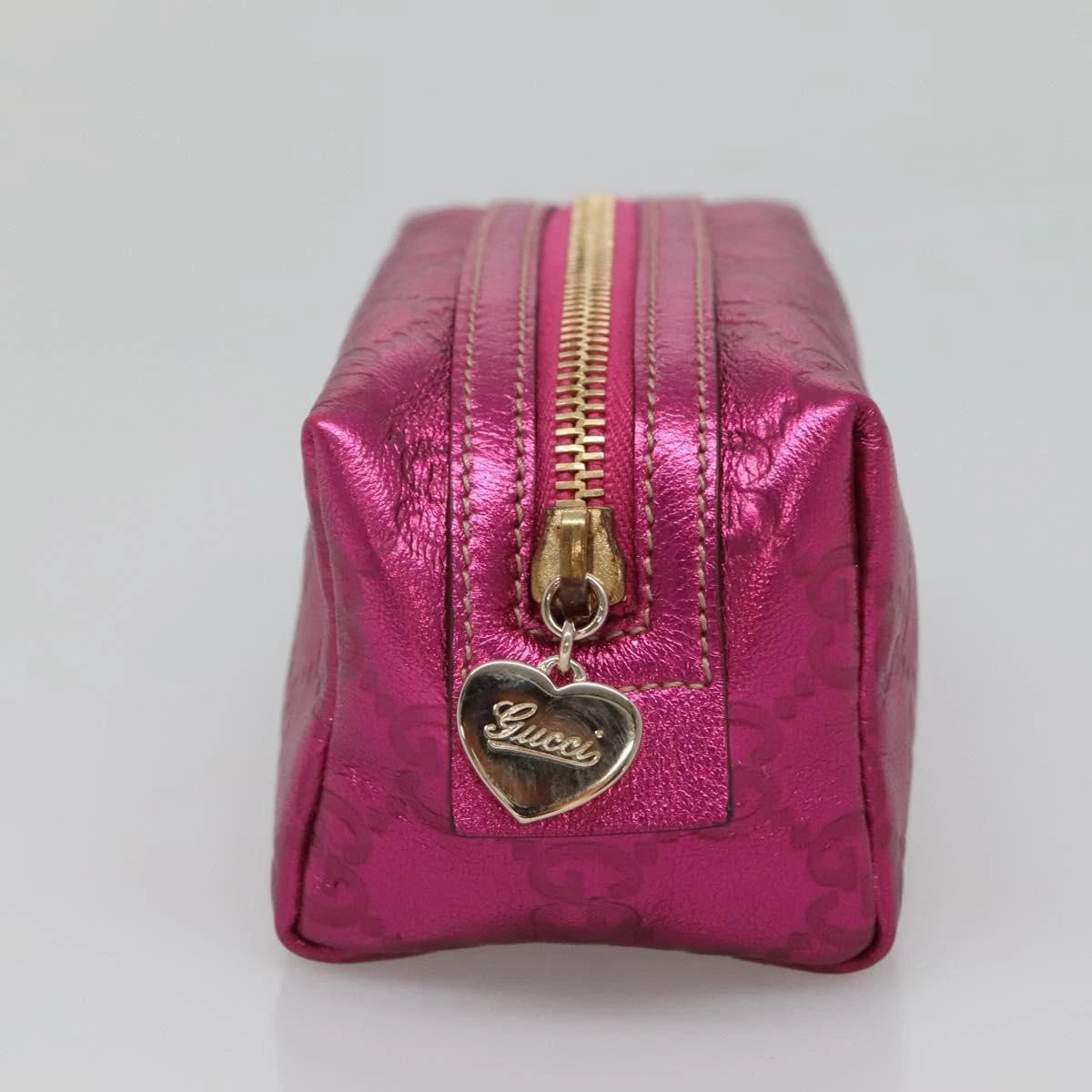 Gucci Guccissima Metallic Pouch