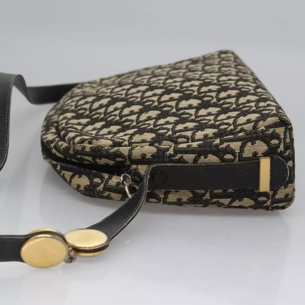 Christian Dior Trotter Canvas Shoulder Bag