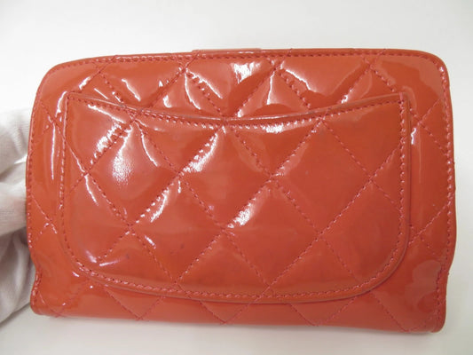 Chanel Patent Leather Bifold Wallet