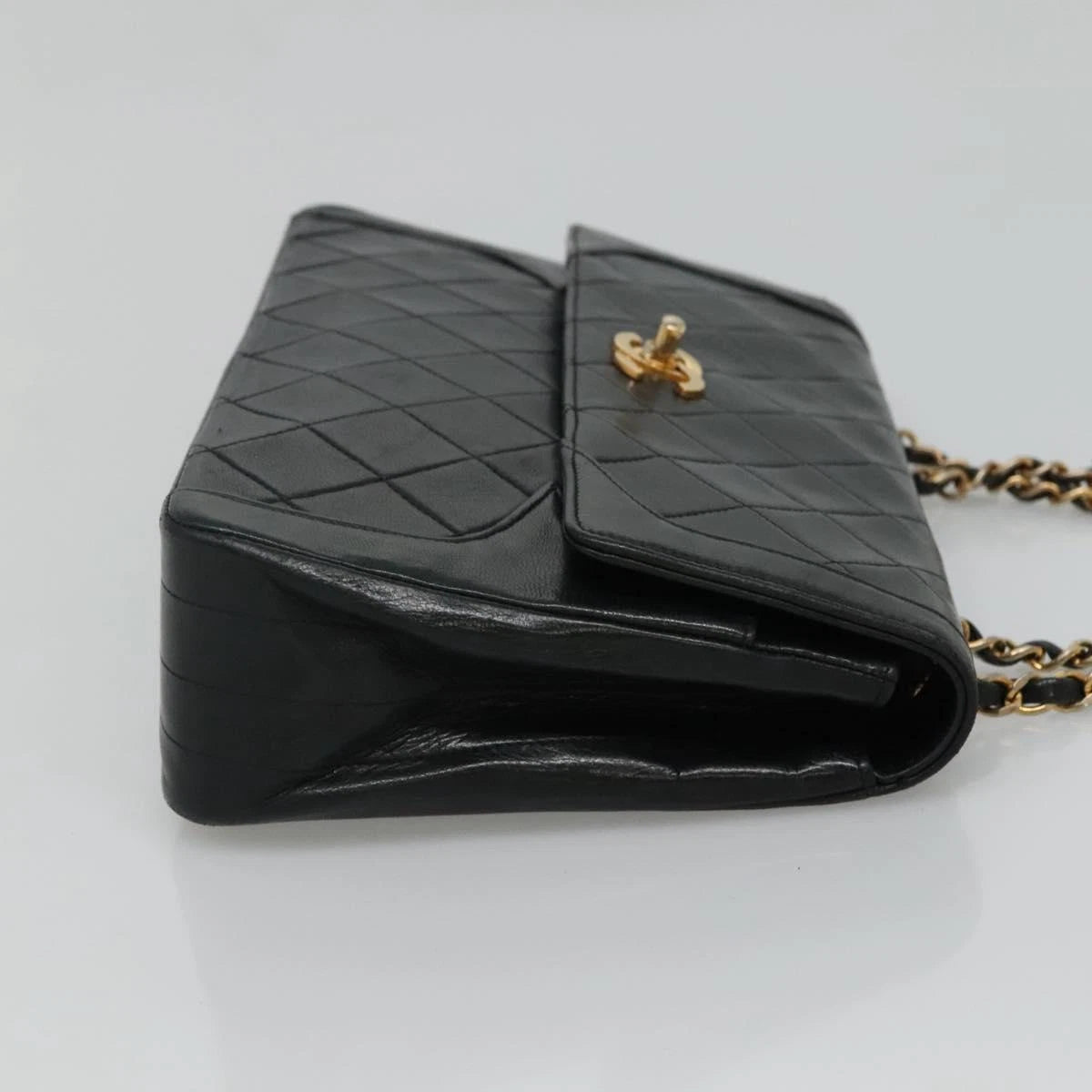 Chanel Single Flap Turn Lock Bag