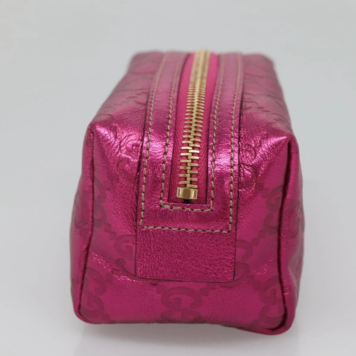 Gucci Guccissima Metallic Pouch