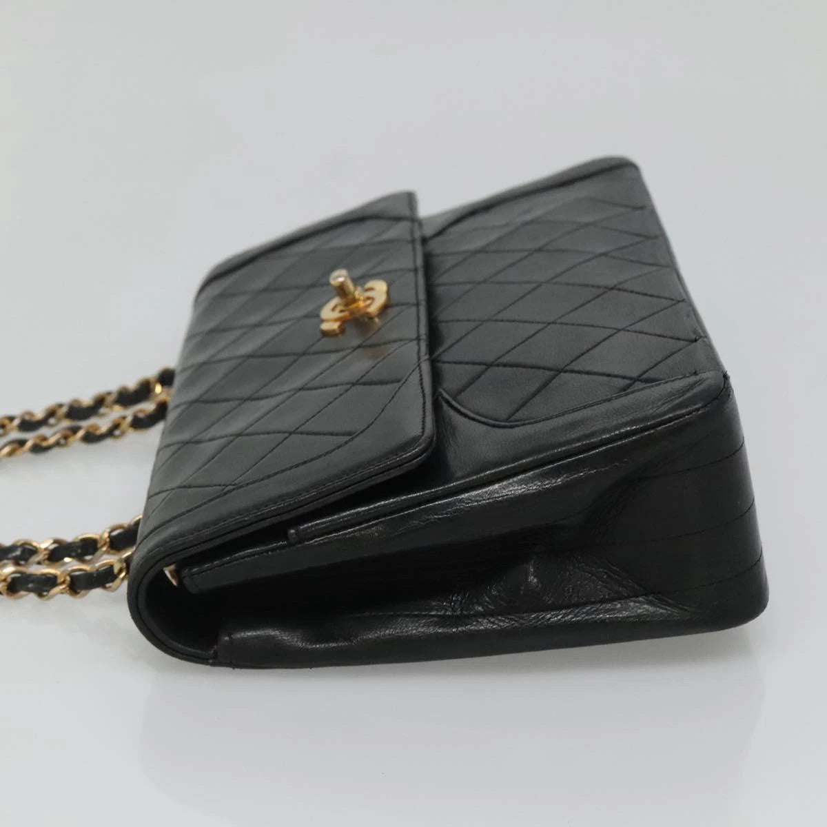 Chanel Single Flap Turn Lock Bag
