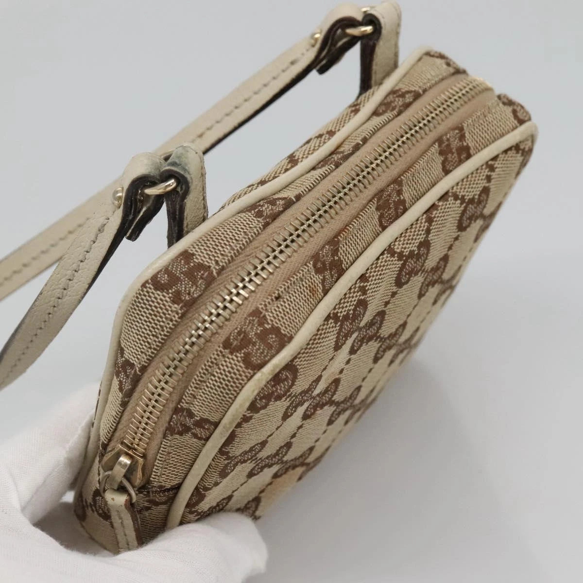 Gucci Canvas Shoulder Pouch