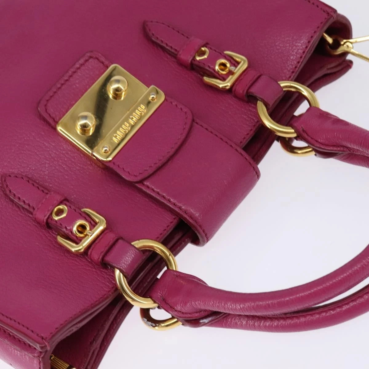 Miu Miu 2way Leather Hand Bag
