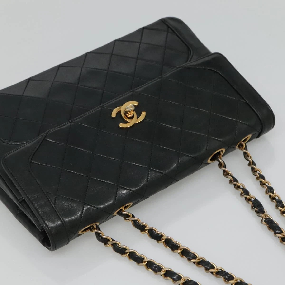 Chanel Single Flap Turn Lock Bag