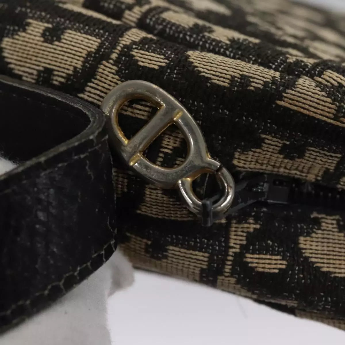 Christian Dior Trotter Canvas Shoulder Bag