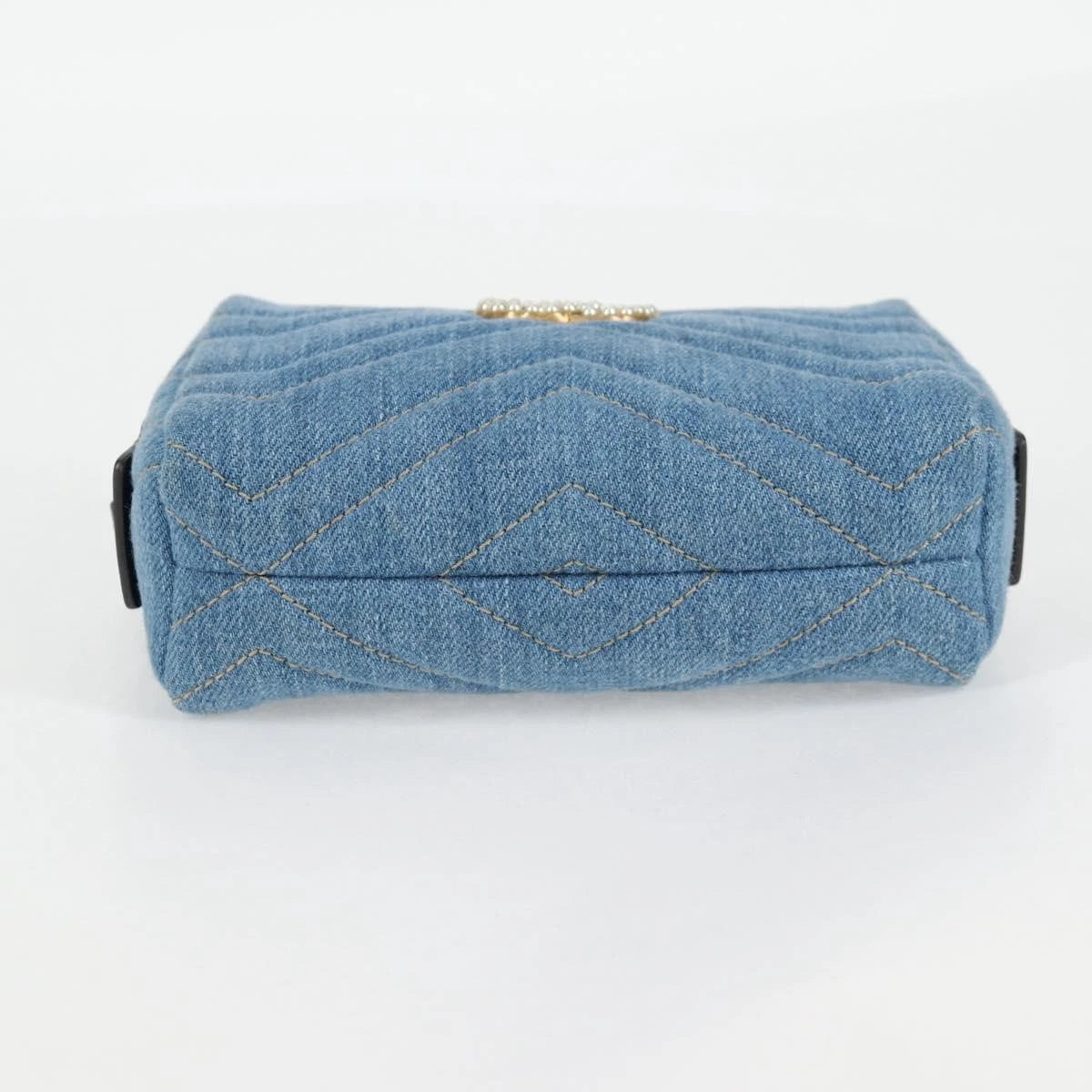 Gucci GG Marmont Denim Pouch