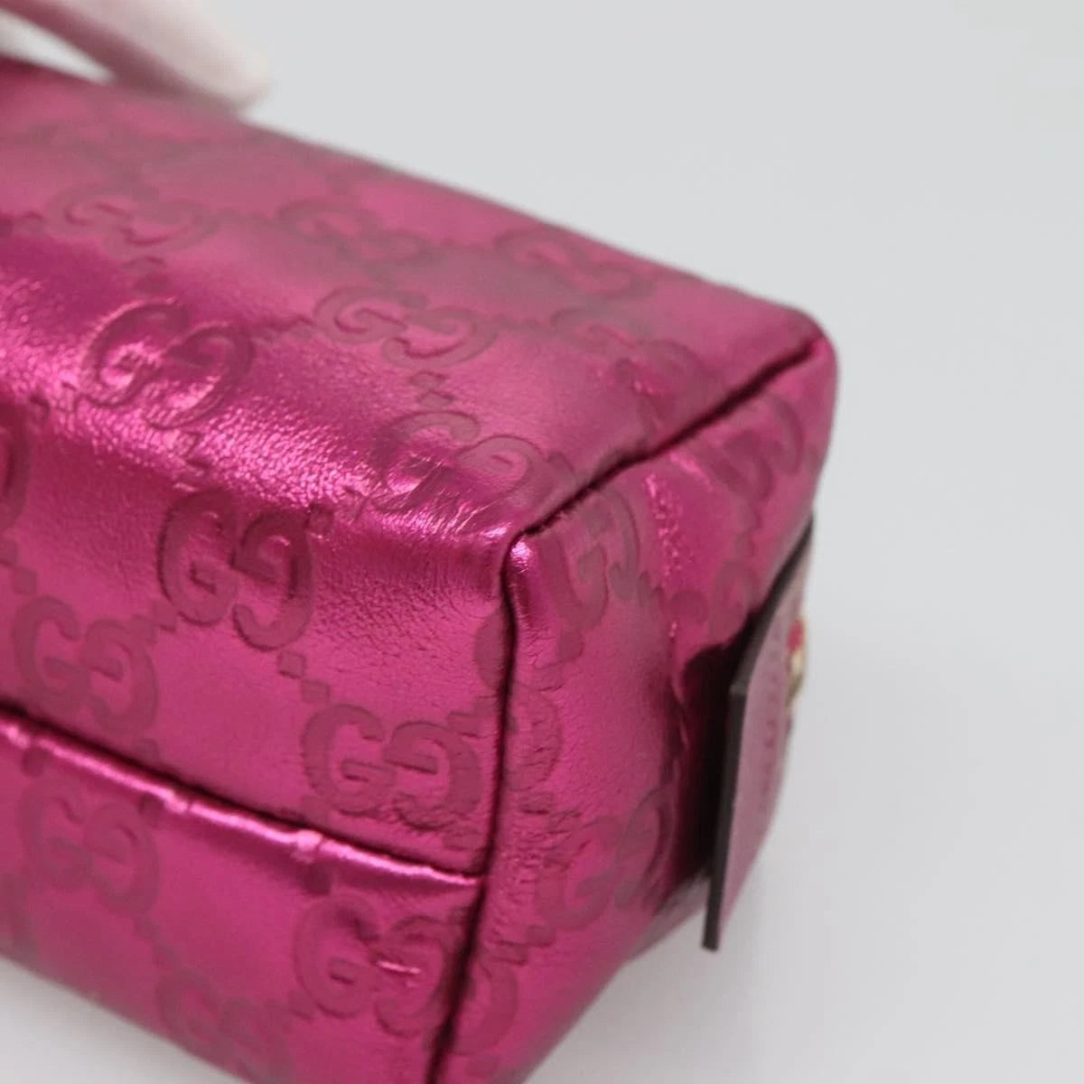 Gucci Guccissima Metallic Pouch
