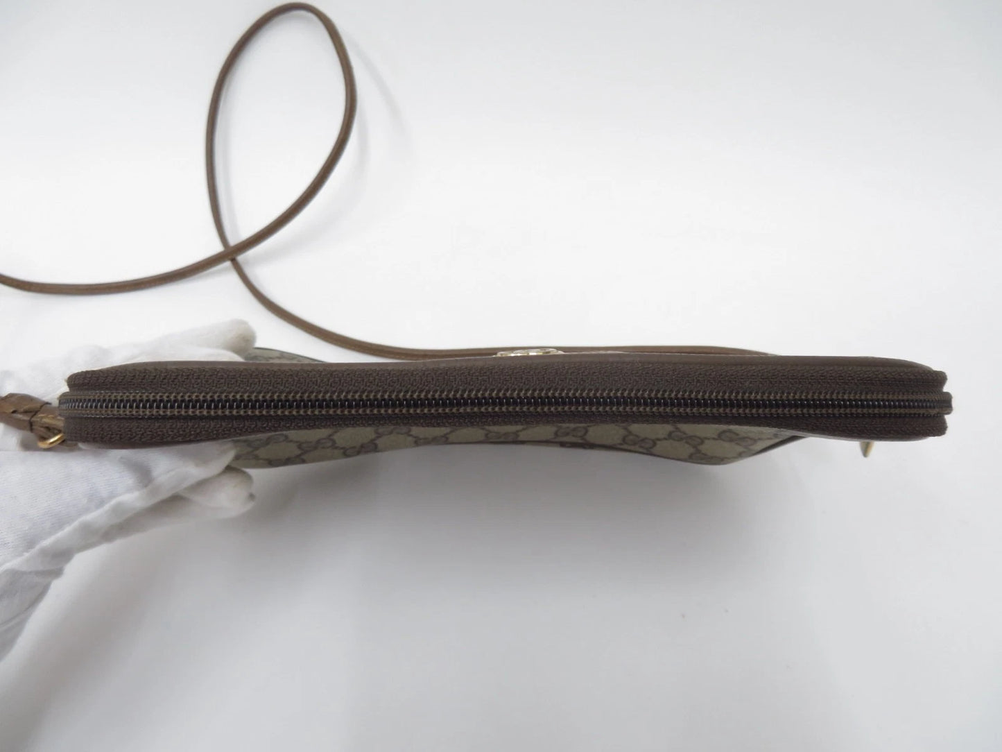Gucci PVC GG Supreme Crossbody Bag