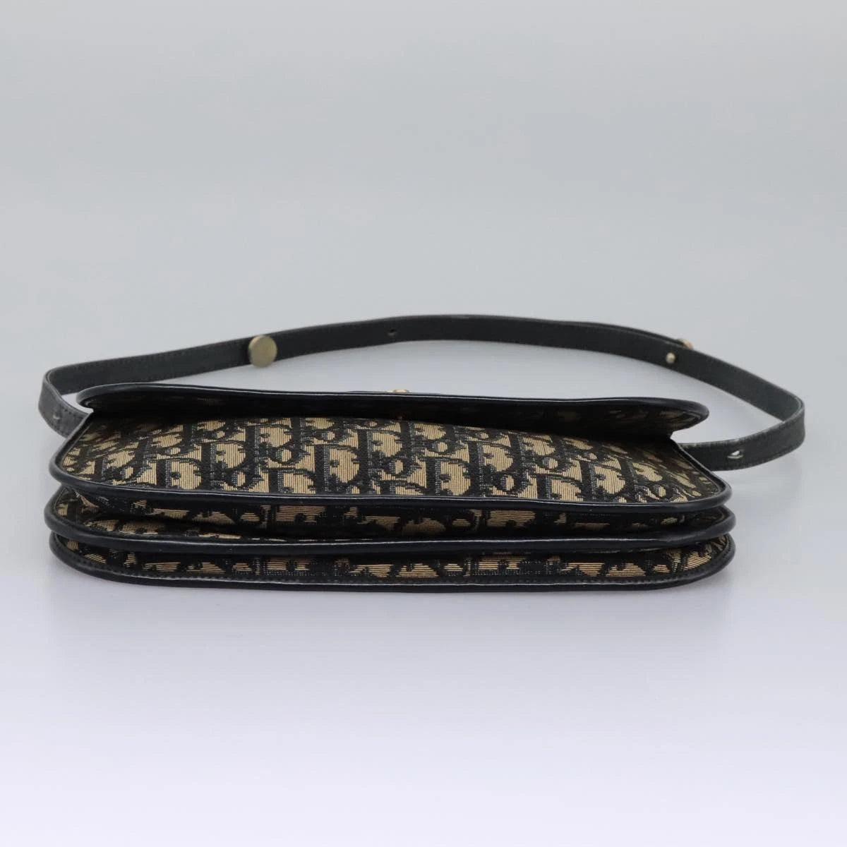 Christian Dior Trotter Canvas Shoulder Bag