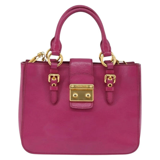 Miu Miu 2way Leather Hand Bag