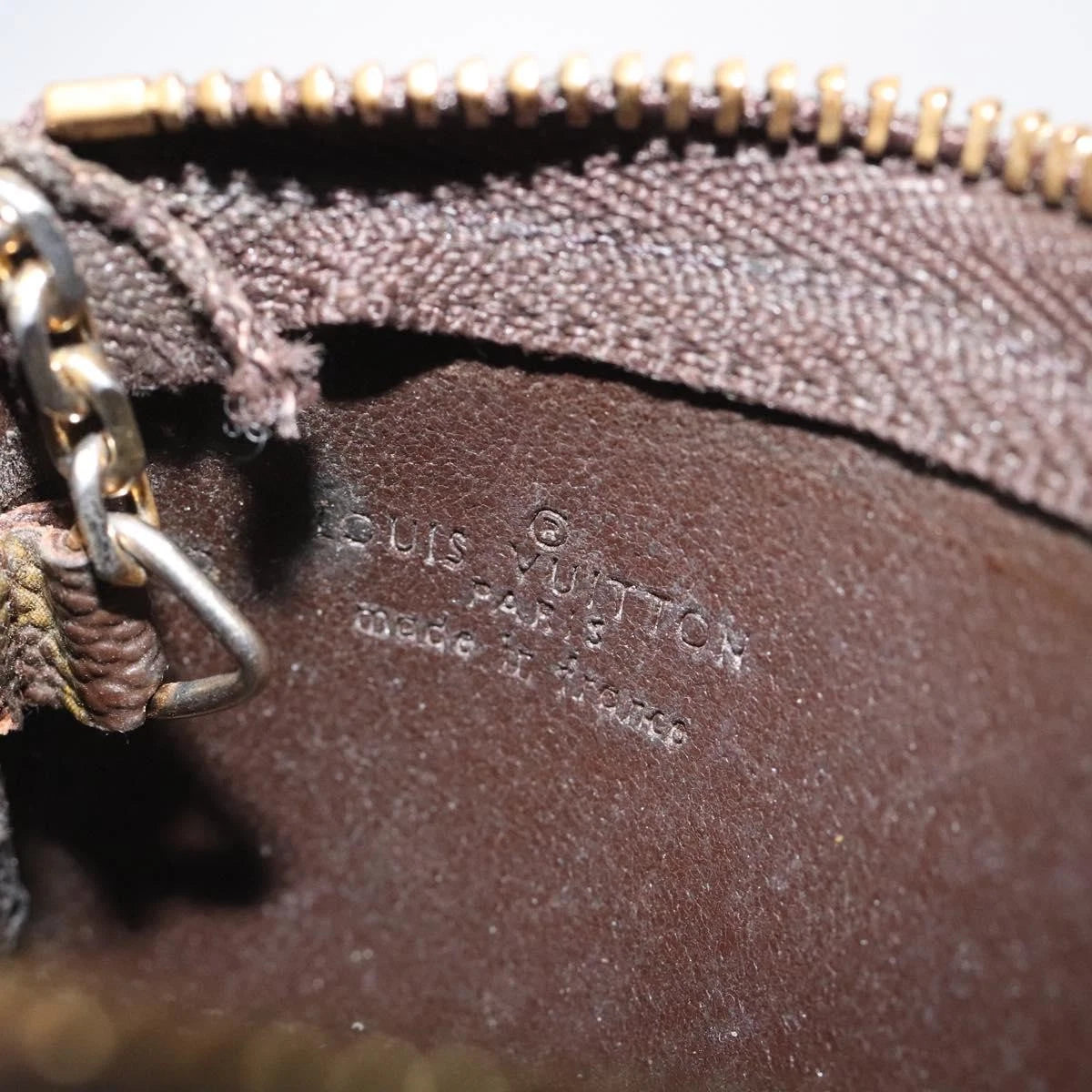 Louis Vuitton Monogram Pochette Cles Coin Purse