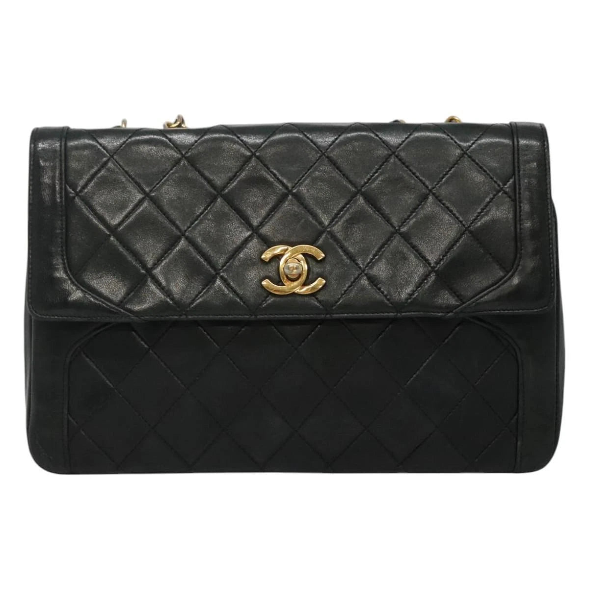 Chanel Single Flap Turn Lock Bag