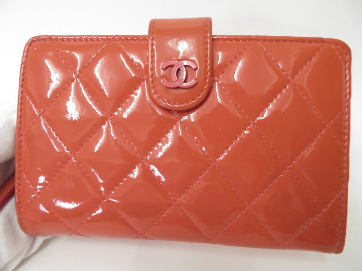 Chanel Patent Leather Bifold Wallet
