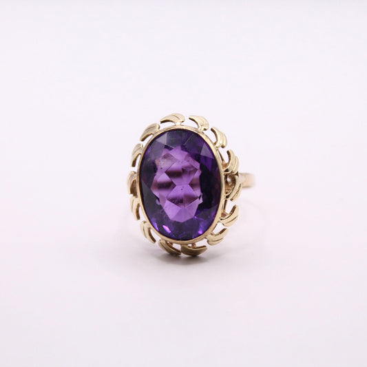 Amethyst Statement Ring