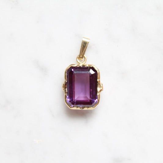 Statement Amethyst Pendant