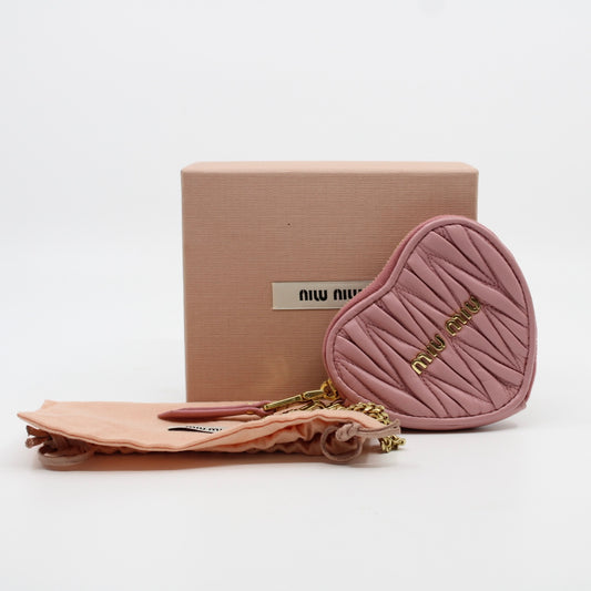Miu Miu Matelasse Coin Purse
