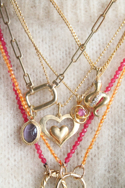 3D Heart Charm