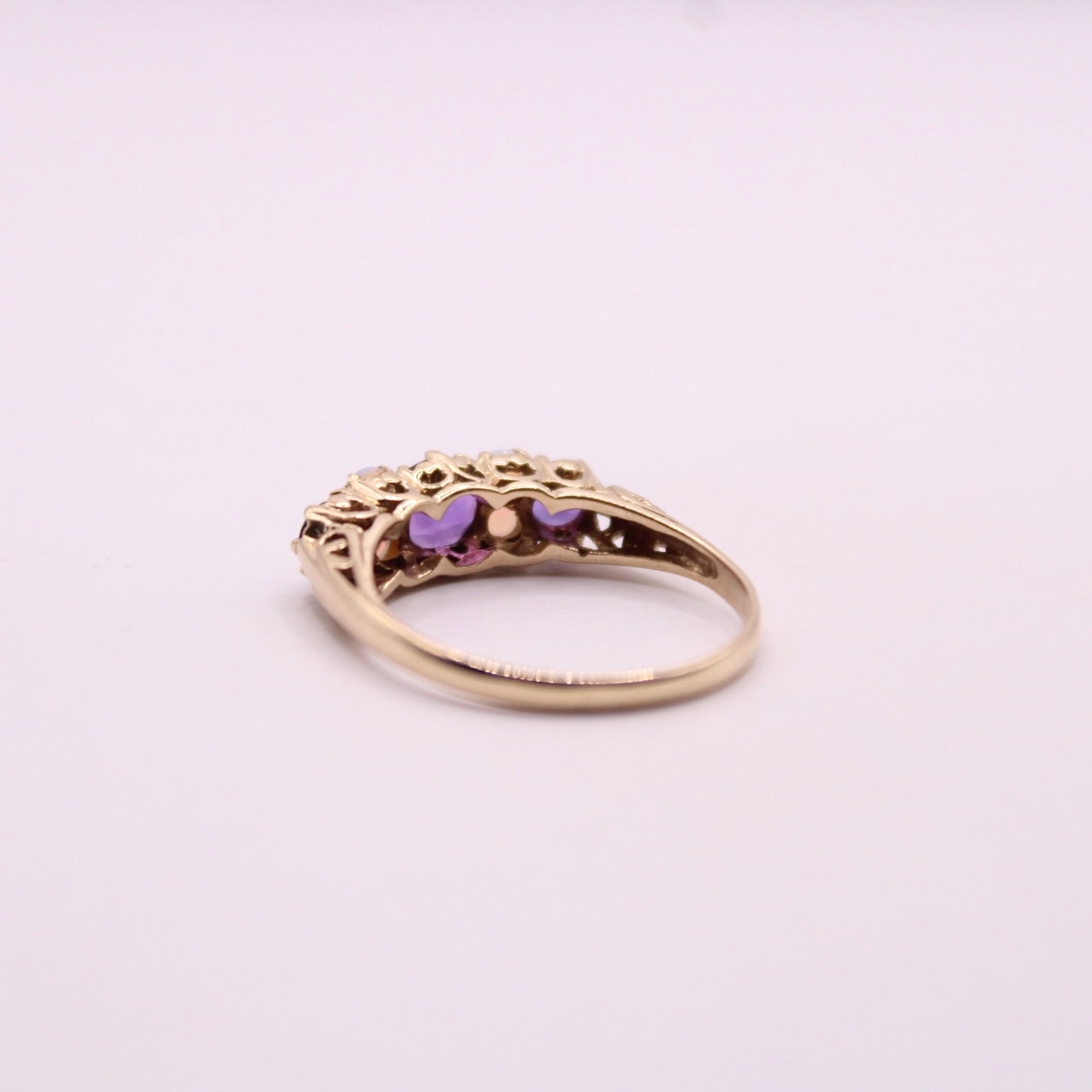 Victorian Opal & Amethyst Ring