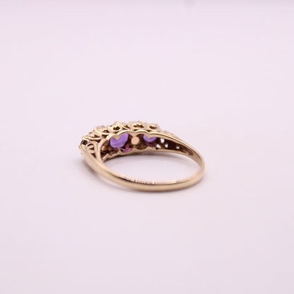Victorian Opal & Amethyst Ring