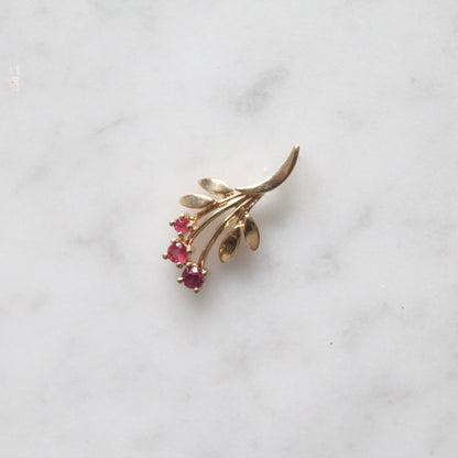 Ruby Bouquet Pendant