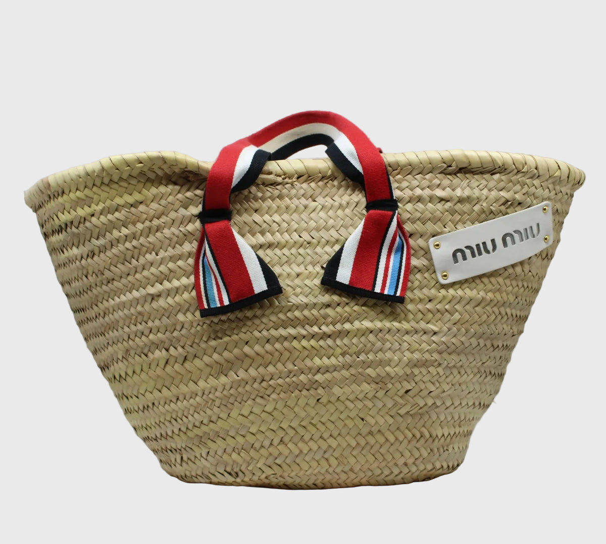 Miu Miu Raffia Hand Bag
