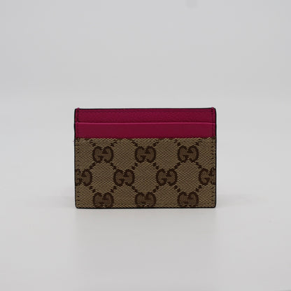 Gucci GG Supreme/Canvas Card Holder