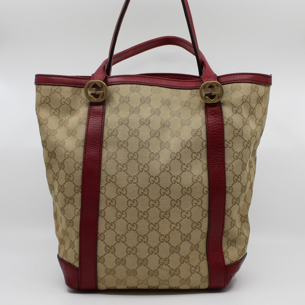Gucci GG Canvas Twins Tote Bag