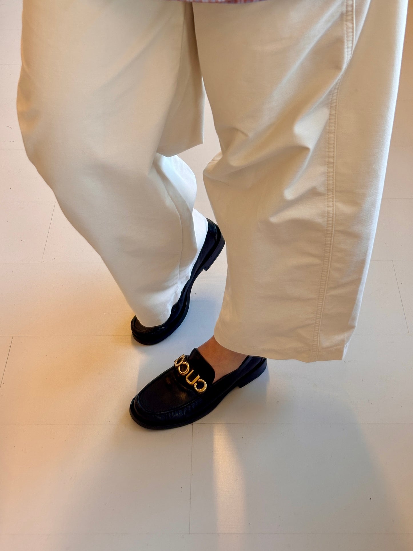 Gucci Cara Logo Loafers