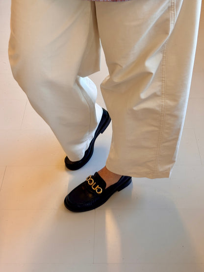 Gucci Cara Logo Loafers